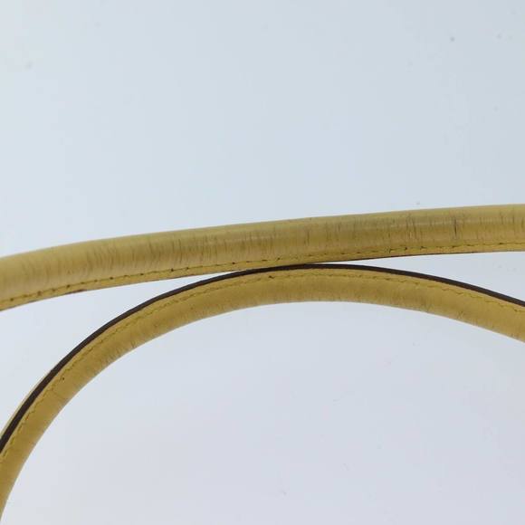 PRADA Hand Bag Leather Yellow Auth bs13198 - Picture 8 of 16